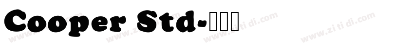 Cooper Std字体转换